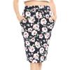 imageWomens Oh So Soft Jogger Skirt with Pockets  Small3XNavy Floral