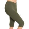 imageWomens and Plus Size KneeLength and Ankle Length LeggingsOlive Green