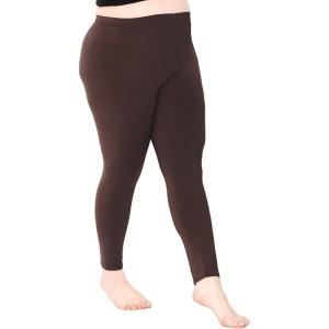 imageOh So Soft Womens Plus Size Knee Length and Full Length Leggings  XLarge  7XBrown