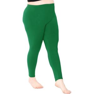 imageOh So Soft Womens Plus Size Knee Length and Full Length Leggings  XLarge  7XKelly Green
