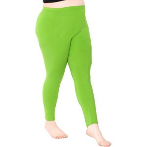 imageOh So Soft Womens Plus Size Knee Length and Full Length Leggings  XLarge  7XLime Green