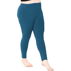 imageOh So Soft Womens Plus Size Knee Length and Full Length Leggings  XLarge  7XTeal