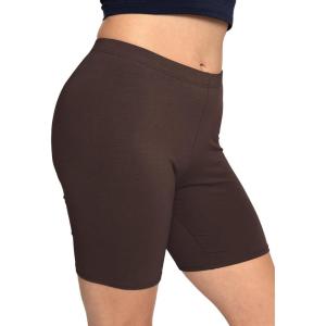 imageSTRETCH IS COMFORT Biker Shorts for Women  Womens Athletic Workout Shorts  Cotton  Small  5XBrown