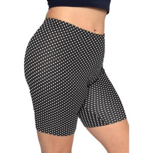 imageSTRETCH IS COMFORT Biker Shorts for Women  Womens Athletic Workout Shorts  Cotton  Small  5XPolka Dot