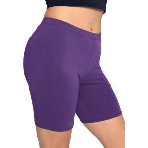 imageSTRETCH IS COMFORT Biker Shorts for Women  Womens Athletic Workout Shorts  Cotton  Small  5XPurple