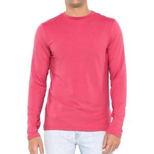imageSTRETCH IS COMFORT Boys and Mens Oh So Soft Long Sleeve Top  Youth SAdult 3XHot Pink