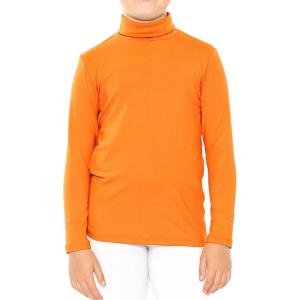 imageSTRETCH IS COMFORT Girls Oh So Soft Long Sleeve Turtleneck  Youth Size 216Orange