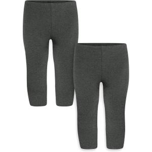 imageSTRETCH IS COMFORT Toddler Infant Leggings Tights 2 Pack  Stretchy Leggings  3 Months  24 MonthsCharcoal  Charcoal