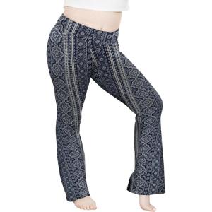 imageSTRETCH IS COMFORT Womens Foldover Plus Size Yoga PantsBoho Chakra Blue