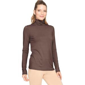 imageSTRETCH IS COMFORT Womens and Plus Relaxed and Regular Turtleneck  XS 7XBrown