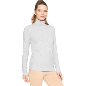 imageSTRETCH IS COMFORT Womens and Plus Relaxed and Regular Turtleneck  XS 7XHeather Gray