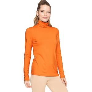imageSTRETCH IS COMFORT Womens and Plus Relaxed and Regular Turtleneck  XS 7XOrange