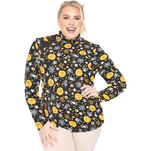 imageSTRETCH IS COMFORT Womens and Plus Relaxed and Regular Turtleneck  XS 7XPumpkin Patch