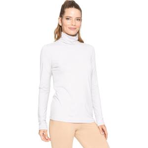 imageSTRETCH IS COMFORT Womens and Plus Relaxed and Regular Turtleneck  XS 7XWhite