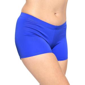 imageSTRETCH IS COMFORT Womens and Plus Size Nylon Booty Shorts  S3XRoyal Blue