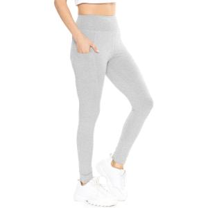 imageWomens Oh So Soft Luxe Cargo Leggings with Side PocketHeather Gray