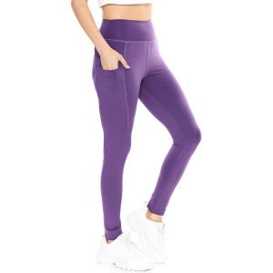 imageWomens Oh So Soft Luxe Cargo Leggings with Side PocketPurple