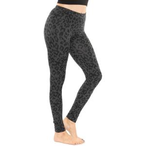 imageWomens Oh So Soft Plus Size Full and Knee Length Leggings  Small to 7XBlack Cheetah