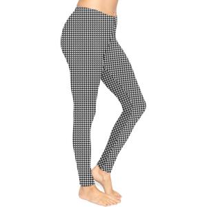 imageWomens Oh So Soft Plus Size Full and Knee Length Leggings  Small to 7XHoundstooth