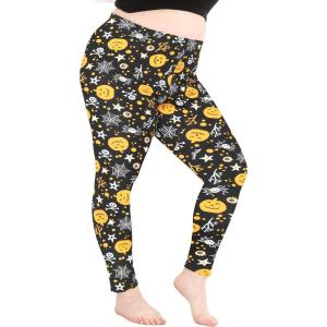 imageWomens Oh So Soft Plus Size Full and Knee Length Leggings  Small to 7XPumpkin Patch