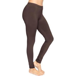 imageWomens and Plus Size KneeLength and Ankle Length LeggingsBrown