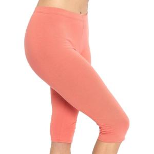 imageWomens and Plus Size KneeLength and Ankle Length LeggingsCoral