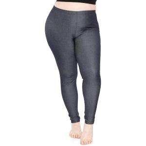 imageWomens and Plus Size KneeLength and Ankle Length LeggingsDenim Blue
