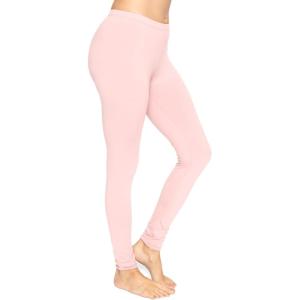 imageWomens and Plus Size KneeLength and Ankle Length LeggingsLight Pink