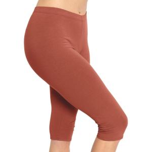 imageWomens and Plus Size KneeLength and Ankle Length LeggingsRust
