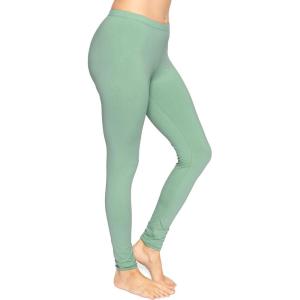 imageWomens and Plus Size KneeLength and Ankle Length LeggingsSage Green
