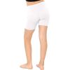 imageSTRETCH IS COMFORT Girls Cotton Biker Shorts  3 Pack  Size 416 White