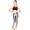 imageSTRETCH IS COMFORT Girls Metallic Mystique LeggingsChrome