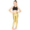 imageSTRETCH IS COMFORT Girls Metallic Mystique LeggingsGold