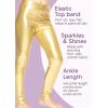 imageSTRETCH IS COMFORT Girls Metallic Mystique LeggingsHolographic Silver