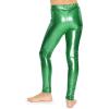 imageSTRETCH IS COMFORT Girls Metallic Mystique LeggingsKelly Green