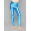 imageSTRETCH IS COMFORT Girls Metallic Mystique LeggingsOcean Blue