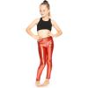 imageSTRETCH IS COMFORT Girls Metallic Mystique LeggingsRed