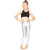 imageSTRETCH IS COMFORT Girls Metallic Mystique LeggingsSilver