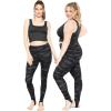 imageSTRETCH IS COMFORT Oh So Soft High Waist Stirrup Leggings Lightweight and Durable Multiple Colors for Women and Plus SizeBlack Camo