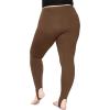 imageSTRETCH IS COMFORT Oh So Soft High Waist Stirrup Leggings Lightweight and Durable Multiple Colors for Women and Plus SizeBrown