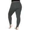 imageSTRETCH IS COMFORT Oh So Soft High Waist Stirrup Leggings Lightweight and Durable Multiple Colors for Women and Plus SizeCharcoal Gray