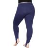 imageSTRETCH IS COMFORT Oh So Soft High Waist Stirrup Leggings Lightweight and Durable Multiple Colors for Women and Plus SizeNavy Blue