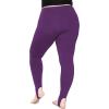 imageSTRETCH IS COMFORT Oh So Soft High Waist Stirrup Leggings Lightweight and Durable Multiple Colors for Women and Plus SizePurple
