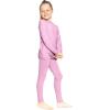 imageSTRETCH IS COMFORT Oh So Soft Youth Girls Long Sleeve Crew and Leggings Set Includes Top and BottomPink Gingham