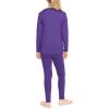 imageSTRETCH IS COMFORT Oh So Soft Youth Girls Long Sleeve Crew and Leggings Set Includes Top and BottomPurple