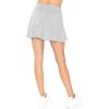 imageWomens High Waist Skater Skirt with Built in Shorts with and Without Pockets Small3XHeather Gray