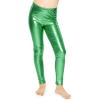 imageSTRETCH IS COMFORT Girls Metallic Mystique LeggingsKelly Green