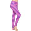 imageSTRETCH IS COMFORT Oh So Soft High Waist Stirrup Leggings Lightweight and Durable Multiple Colors for Women and Plus SizePink Purple Stripes