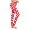 imageSTRETCH IS COMFORT Oh So Soft High Waist Stirrup Leggings Lightweight and Durable Multiple Colors for Women and Plus SizeRed White Polka Dot