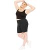 imageSTRETCH IS COMFORT Womens Plus Size Cotton Biker Shorts  Cotton  XLarge  7XBlack 2 Pack